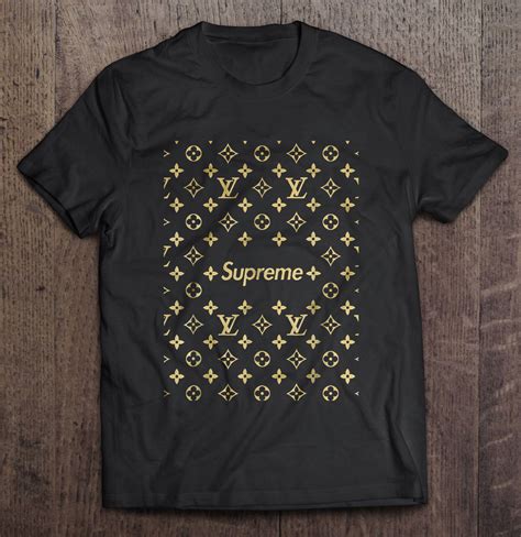 supreme x louis vuitton t shirt resell